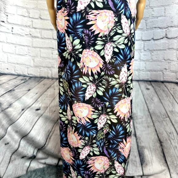 H & M Divided Floral Maxi Dress - 12 - Picture 10 of 14